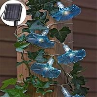 Solar LED Flower String Lights Waterproof Outdoor Decorative Solar Ivy String Lights for Party Christmas Garden Patio Garland Fairy String Lightinthebox - thumbnail