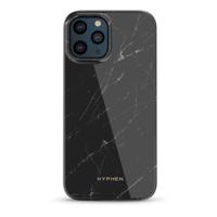 HYPHEN LUXE Marble Case for iPhone 13 Pro Max Black