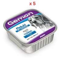 Gemon Dog Wet Food , Pate Adult With Tuna 150gm (Pack Of 5)