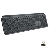 Logitech MX Keys Advanced Illuminated Wireless Keyboard, Graphite Black