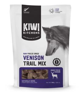 Kiwi Kitchens Raw Freeze Dried Venison Trail Mix 150G