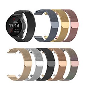 Watch Band for Forerunner 245M / Garmin Forerunner245 Garmin Milanese Loop Stainless Steel Wrist Strap miniinthebox