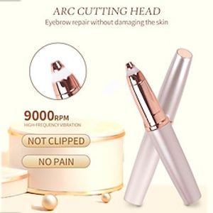 Ladies Get Perfectly Groomed Eyebrows with this Portable USB Rechargeable Electric Eyebrow Trimmer! Lightinthebox