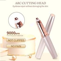 Ladies Get Perfectly Groomed Eyebrows with this Portable USB Rechargeable Electric Eyebrow Trimmer! Lightinthebox - thumbnail