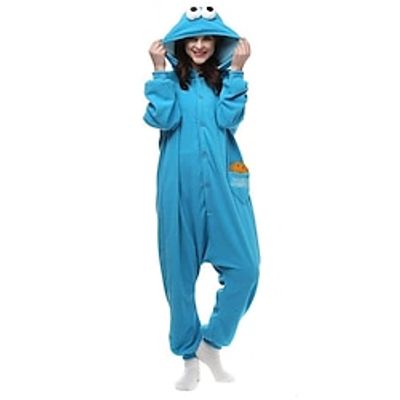 Adults' Kigurumi Pajamas Nightwear Cartoon Animal Onesie Pajamas Funny Costume Flannel Cosplay For Men and Women Christmas Animal Sleepwear Cartoon Lightinthebox
