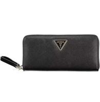 Guess Jeans Elegant Black Polyethylene Wallet with Coin Purse - GU-12267