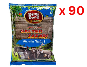 Ding Dong Salted Safari Chips 35Gm Pack Of 90 (UAE Delivery Only)