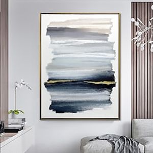Oil Painting Hand Painted Vertical Abstract Wall Art Decoration   Contemporary Minimalism Abstract for Home Decor Rolled Canvas (No Frame) Lightinthebox
