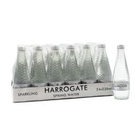 Harrogate Sparkling Water - Glass Bottle 330Ml (Pack of 24)