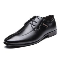 Men British Style Pointed Toe Breathable Classic Business Casual Shoes