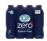 Al Ain Zero Sodium Free Bottled Water 500ml Pack of 12