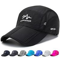 Men's Baseball Cap Sun Hat Trucker Hat Black White Cotton Mesh Fashion Casual Street Daily Letter Adjustable Sunscreen Breathable Lightinthebox - thumbnail