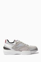 Mesh & Leather Panel Sneakers - thumbnail