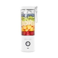 Blendjet V2 Portable Blender Smoothie Maker, Personal Blender, Fruit Blender, Leak Proof Juicer, BPA-Free 475ml 200W Sports Bottle, USB-C Rechargeable, Ice Crusher with Stainless Steel Blades, White (BJ-V2X-White)