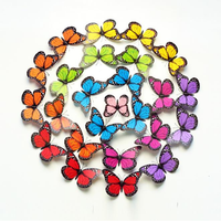 10Pcs 12cm 3D Colorful Butterfly Wall Sticker Fridge Magnet Home Decor Art Applique