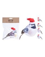 Homesmiths Christmas 12cm Bird On Clip Assorted 1 Piece