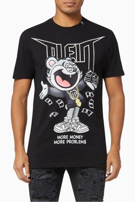 Money T-shirt in Cotton Jersey