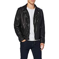 men's lc1140wx leather jacket, black, medium Lightinthebox - thumbnail