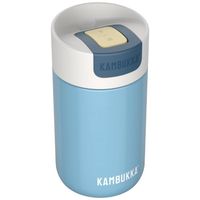 Kambukka Olympus Coffee & Tea Mug - 300 ML - Silk Blue - Switch lid - Snapclean® Technologie - KAM11-02015