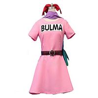 Inspired by Dragon Ball Cosplay Anime Cosplay Costumes Japanese Dresses Solid Color Short Sleeve Dress For Women's miniinthebox - thumbnail