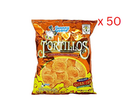 Granny Goose Cheese Tortillos Chips - 100 Gm Pack Of 50 (UAE Delivery Only)