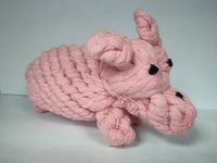 For Pet Animal Rope Toys For Cats - Pig