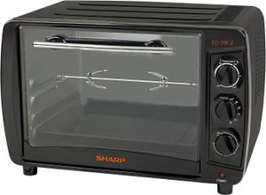 Sharp 35L 1500W Double Glass Electric Oven With Rotisserie & Convection, - EO35NK