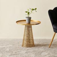 Metal Top Accent Table