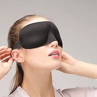 3D Sleep Mask Natural Sleeping Eye Mask Eyeshade Cover Shade Eye Patch Women Men Soft Portable Blindfold Travel Eyepatch Lightinthebox - thumbnail