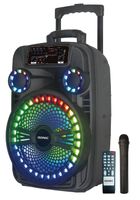 iSonic Rechargeable Trolley Dom Speaker, Black- iS 461