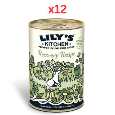 Lily's Kitchen Recovery Recipe Wet Dog Food 400G (Pack of 12)