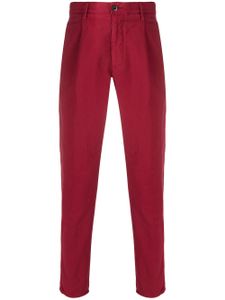 Incotex pleated chino trousers - Red