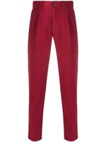 Incotex pleated chino trousers - Red