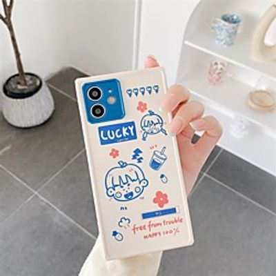 Phone Case For Apple Back Cover iPhone 12 Pro Max 11 SE 2020 X XR XS Max 8 7 Shockproof Dustproof Cartoon TPU miniinthebox