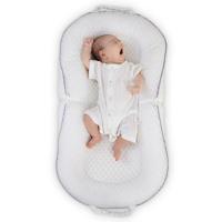 Little Story Soft Breathable Fiberfill Newborn Lounger Bed - Sunshine Grey LS_NBLB01_MU