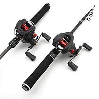 Fishing Rod and Reel Combo Telescopic Rod Carbon Mini Portable Lightweight Freshwater and Saltwater Sea Fishing Lure Fishing / Ultra Smooth miniinthebox - thumbnail