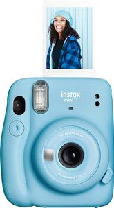 Fujifilm 16654762 Instax Mini 11 Instant Camera, Sky Blue, B08527W1MF