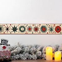 Christmas Wallpaper Border Geometry Waistline Baseboard Peel and Stick Self Adhesive PVCVinyl Modern Waterproof Wall Decal for Room 10x240cm3.93''x94.49'' Lightinthebox - thumbnail