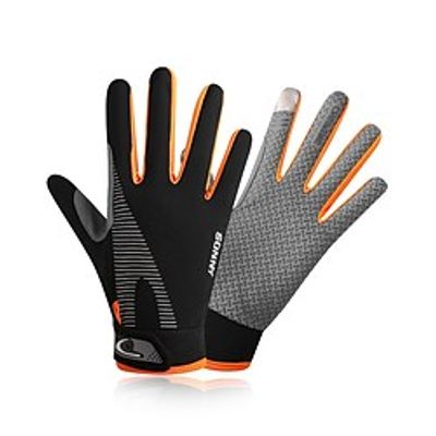 Men's 1 Pair Fingertips Streetwear / Work / Outdoor Gloves - Color Block Non-slip / Wearable miniinthebox