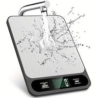 22lb Precision Digital Kitchen Scale - Easy-Clean Stainless Steel, 1g Increment for Baking Cooking Lightinthebox