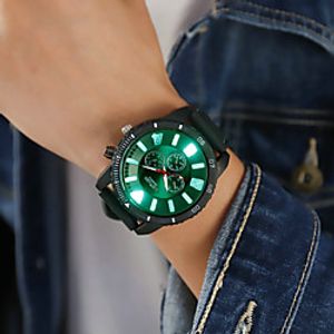 Men's Dress Watch Analog Quartz Stylish Fake Three Eyes Six Needles  One Year  Leather Lightinthebox