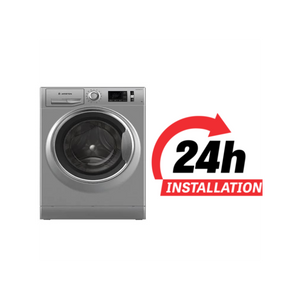 Ariston 11Kg Front Load Washing Machine | 1400 Rpm | Made In Italy | NLLCD1165SCADGCC | Silver Color