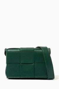Mini Cassette Crossbody Bag in Intreccio