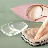 2 Pairs Women Half Insoles High Heels Pads Back Sticker Gel Pain Relief Insoles Anti-slip Shoe Inserts Pad Heel Protector Lightinthebox - thumbnail