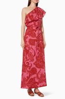 Anne Pomegranate Cotton Dress Anne Pomegranate Cotton Dress