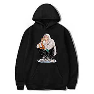 Inspired by Demon Slayer Tengen Uzui Hoodie Anime 100% Polyester Anime Harajuku Graphic Kawaii Hoodie For Men's / Women's / Couple's miniinthebox