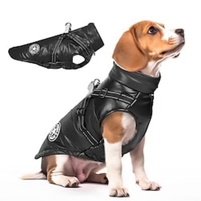 Autumn and winter dog coat dog clothes waterproof windproof dog quilted reflective warm dog clothes in stock Lightinthebox