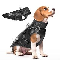 Autumn and winter dog coat dog clothes waterproof windproof dog quilted reflective warm dog clothes in stock Lightinthebox - thumbnail