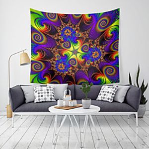 Wall Tapestry Art Decor Blanket Curtain Picnic Tablecloth Hanging Home Bedroom Living Room Dorm Decoration Polyester Various Spiral Dream Colors miniinthebox