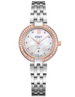 Ecstacy Women's Analog White Mop Dial Watch - E8516-KBSM